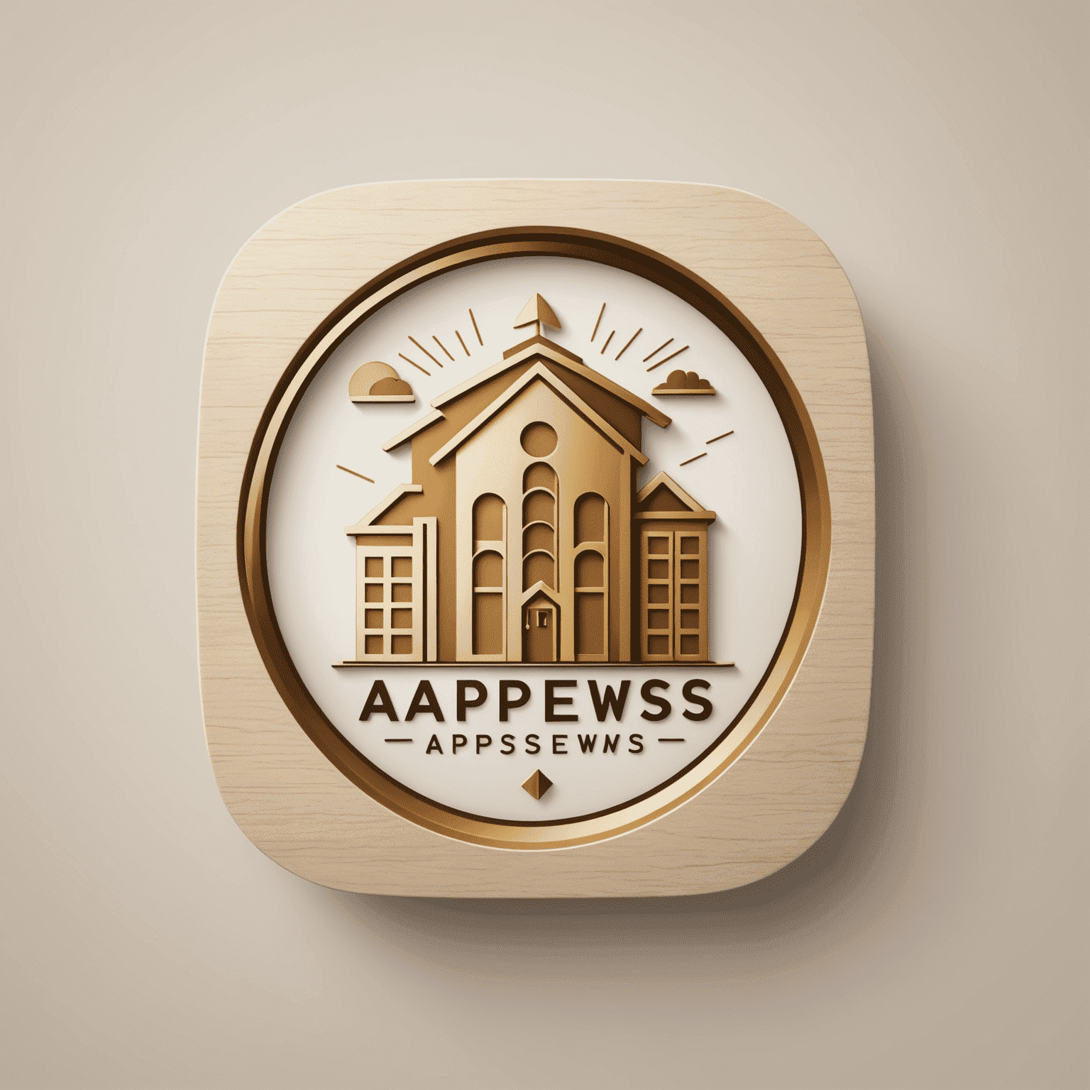 AppsMews logo: A modern, sleek design combining app icons and hotel imagery