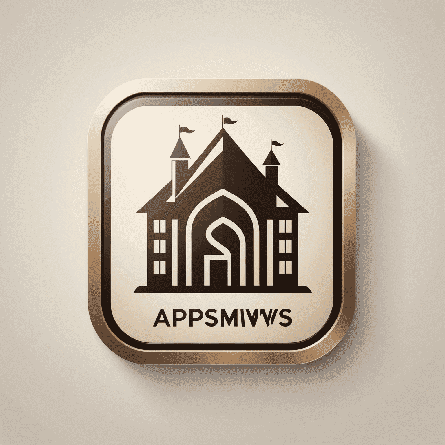 AppsMews logo: A modern, sleek design combining app icons and hotel imagery